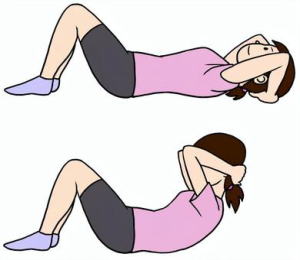 クランチイラスト